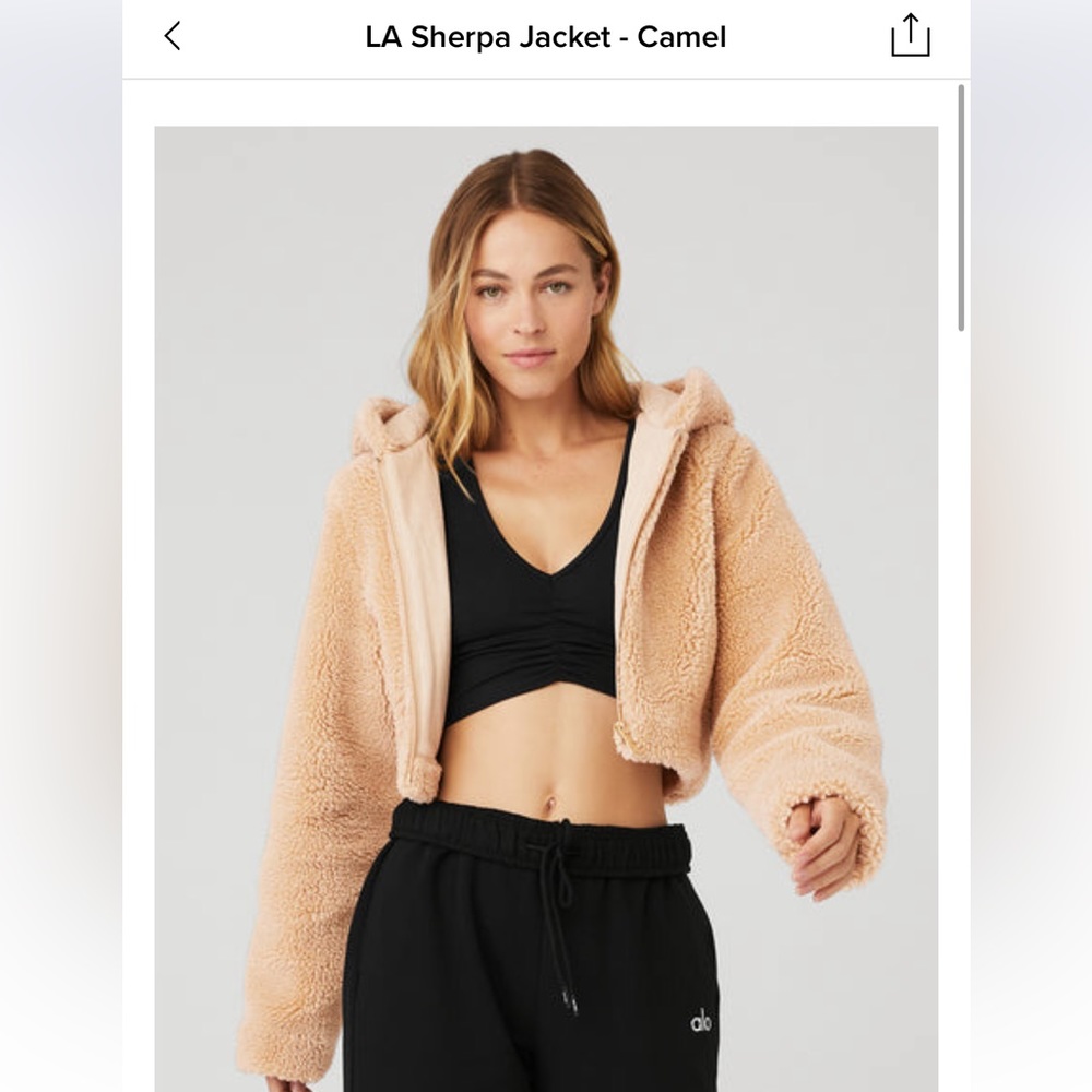 ALO LA Sherpa Jacket - Camel
